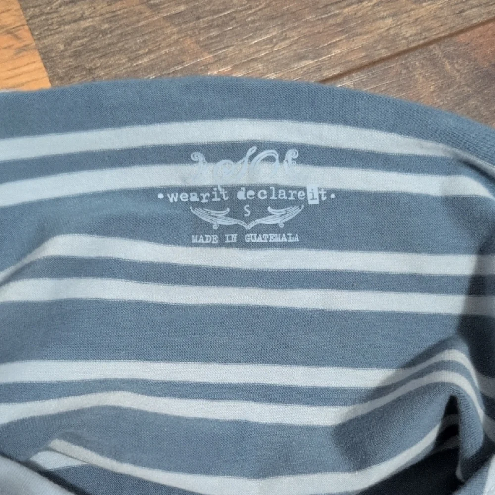 Striped Halter Top in Blues - Picture 6 of 6